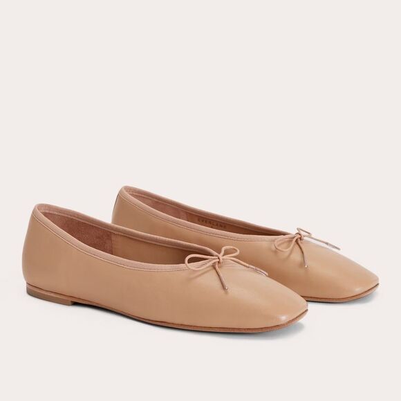 NEW EVERLANE The Day Ballet Flat in blush tan - Picture 1 of 10